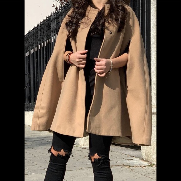 GAP fashion cloak cape jacket khaki ❣️ - Picture 11 of 12